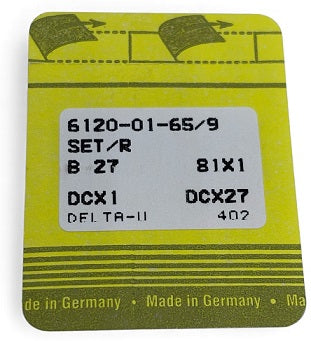 SNF0336/65  |  Singer Brand Needle B27, 81X1, DCX27, DCX1, SY6120, MY1023-size # 65/9 ---(priced p/needle , order in multiples 10 only)
