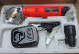 MAR/BC-70(5)  |  70mm Blade Battery Operated Cutter with 2 X 2.5Ah Batteries. Total 5 hrs. Ideal for synthetic fabrics