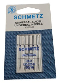 SCH2215/100C5  |  Pack of 5 Schmetz Domestic Needle 15X1, 130/705H-100/16  |