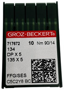 |    SCH2005EB/90  |  Schmetz Ballpoint Needle 134, 797, 135X5, 135X7, 135X25, DPX5-SES/FFG-size # 90/14 ---(priced p/needle , order in multiples 10 only)