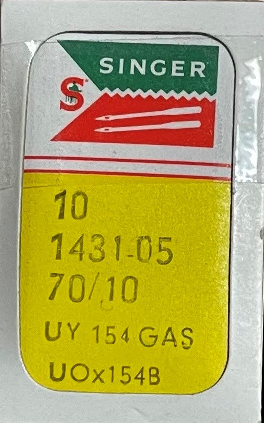 |    SNF0660EB/65  |  Singer Brand Needle SY1433, UY154FGS, UY154GAS, UOX154-SES/FFG-size # 65/9 ---(priced p/needle , order in multiples 10 only)