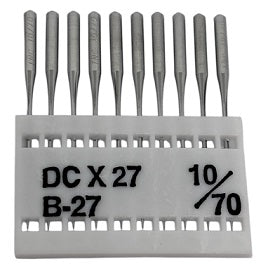 TNC0336/70  |  Triumph Brand Needle B27, 81X1, DCX27, DCX1, SY6120, MY1023-size # 70/10 ---(priced p/needle , order in multiples 10 only)