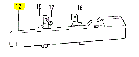 BR-105255-0-06  |  Lower Thread cover for Brother DT6-B926