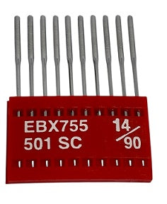 TNC0828/90  |  Triumph Brand Needle 501, EBX755, 1807, 1807D-size # 90/14 ---(priced p/needle , order in multiples 10 only)