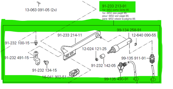 PF-91-233213-91  |  Assembly for Pfaff 3307 replaces 91-232492-91