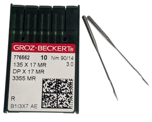 GB3720/MR3 (priced p/ndl , multiples 10 only)  Groz -Beckert MR SAN11 Needle 135X17, DPX17, SY3355-MR3 NEEDLE  |