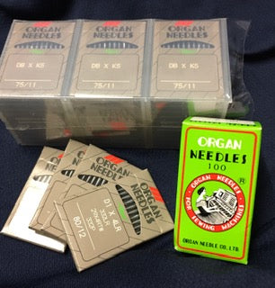 |    ORG5005XA/180  |  Organ Brand Needle 216X1, CYX1, SY5011-size # 180/24 ---(priced p/needle , order in multiples 10 only)