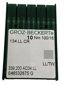 GB2005AS/100 Groz -Beckert Leather Needle 135X8, 134-NTW/LL-size # 100/16 NEEDLE -LLCR-  | ---(priced p/needle , order in multiples 10 only)