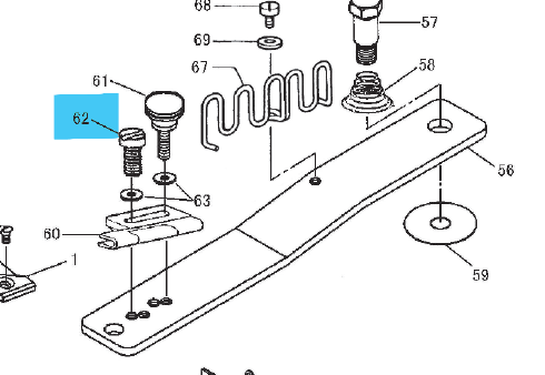 SEI-CS-6323  |  SEIKO Screw cotter pin screw 690