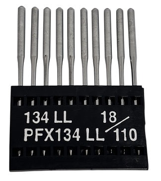 TNC2005AS/110  |  Triumph Brand Needle 135X8, 134-NTW/LL-size # 110/18 ---(priced p/needle , order in multiples 10 only)