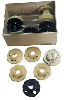 DOM-SINGER700/720-CAMS  |  Boxed set of cams for Singer 700 , 720 Domestic Sewing machine. Containg the following............. stitch cams