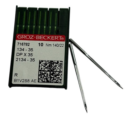 |  716782  |  GB3210/140 Groz -Beckert Needle 2134-35, 134-35-size # 140/22 NEEDLE  | ---(priced p/needle , order in multiples 10 only)