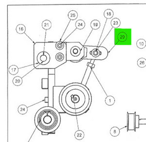 GAL-A3350-429  |  Housing Clutch Assembly for Galkin Model  GAP-X5 Flange Machine