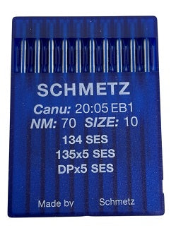 729364  |  SCH2005EB/70  |  Schmetz Ballpoint Needle 134, 797, 135X5, 135X7, 135X25, DPX5-SES/FFG-size # 70/10 ---(priced p/needle , order in multiples 10 only)