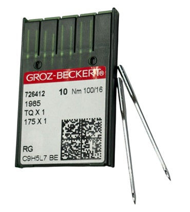 |  726412  |  GB2790JB/100   |  Groz-Beckert Needle 29S, 175X1, 1985, 175X5, TQX1-size # 100/16 NEEDLE  | ---(priced p/needle , order in multiples 10 only)