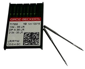 |  717232  |  GB3210AX/100 Groz -Beckert Leather Needle 2134-35 LR, 134-35 LR-size # 100/16 NEEDLE  | ---(priced p/needle , order in multiples 10 only)