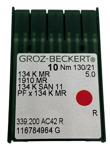 |  776382  |  GB2005/MR5/130-21 Groz -Beckert MR SAN11 Needle 134, 797, 135X5, 135X7, 135X25, DPX5-MR5 NEEDLE  | ---(priced p/needle , order in multiples 10 only)