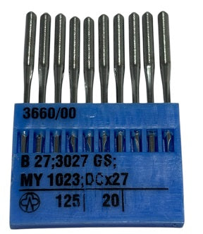 LAM0336/125  |  Lammertz  Needle B27, 81X1, DCX27, DCX1, SY6120, MY1023-size # 125/20 ---(priced p/needle , order in multiples 10 only)