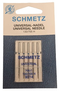 SCH2215/90C5  |  Pack of 5 Schmetz Domestic Needle 15X1, 130/705H-90/14  |