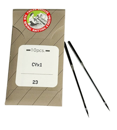 |    ORG5005XA/160  |  Organ Brand Needle 216X1, CYX1, SY5011-size # 160/23 ---(priced p/needle , order in multiples 10 only)