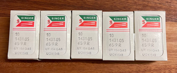 SNF0660EB/65 x 500pcs  *|* 500 Needles Singer SNF Brand Ballpoint Needle SY1433, UY154FGS, UY154GAS, UOX154-SES/FFG-65/9 To suit Union Special 39500 series