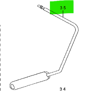 JK-400-70255  |  Knee lifter Lever for Juki HZL-F series