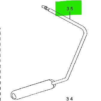 JK-400-70255  |  Knee lifter Lever for Juki HZL-F series