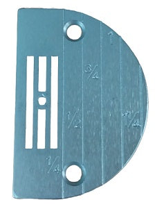 SIN-20160LGW  |  Singer Throat Plate Medium Silver/White  (g/w 149159)