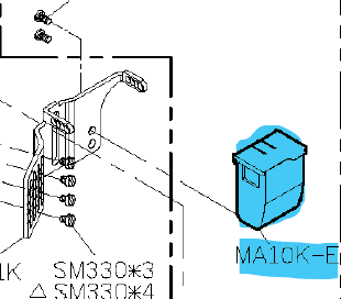 SIR-MA10K-E  |  Thread lubricating container for Siruba F007K