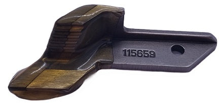 JK-115-65900  |  115659 
 |  Tungsten Tipped Upper Knife (angled) for Juki / Galkin machines