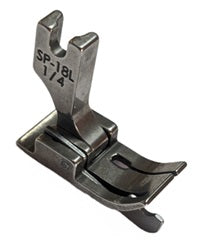 FTPM-SP18-1/4L  |  1/4" Left hand edge guide foot for SINGLE NEEDLE LOCK STITCH