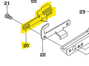 JK-139-31019  |  139-31001 Needle Thread Trimmer Cam for Juki LBH-790NS