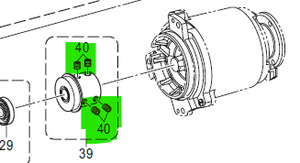 BR-S23651-001  |  Screw M6 x6 for Brother S7100-A