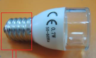 LED-SMD-E14-220V-B  |  LED BULB SES 14mm Screw-in Type