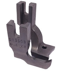 FTWF-C68-1/4"-KH  |  1/4" = 6.4mm. Piping Foot Set for DY350 style walking foot machine back foot has teeth and is cut-away.