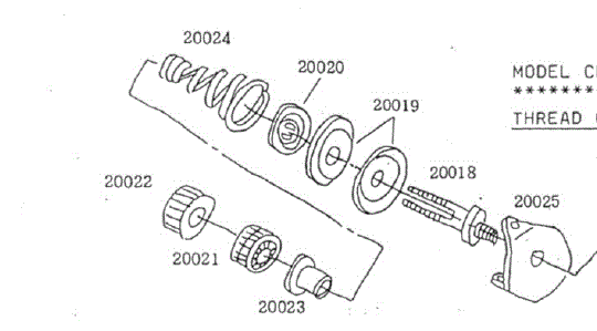 SEI-CS-20018C  |  Complete tension for Seiko CH