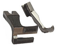 FTWF-C68-1/4"  |   Piping Foot Set for DY350 style walking foot machine back foot has teeth and is cut-away.