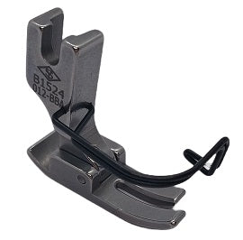 JK-B1524-012-0BA  FTPM | replaces D1524-555-EAL Hinged presser foot assembly w/ half Finger Guard to allow for thread wiper. Suits most plain straight sewing single needle lock stitch sewing machine.
